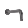 Alma Mira Brushed Gunmetal Curved Shower Arm