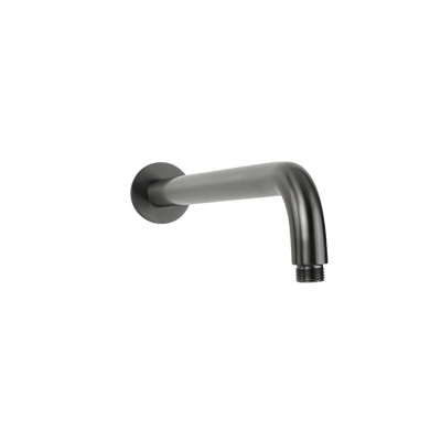 Mira Brushed Gunmetal Curved Shower Arm