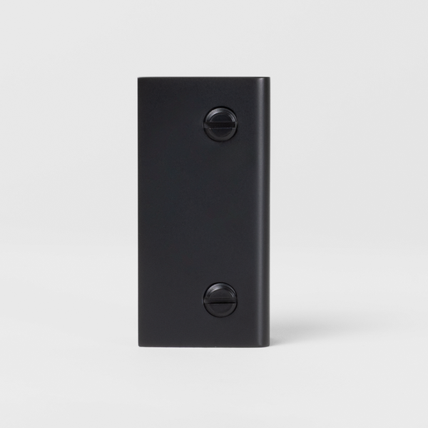 Alma Brina Shower Glass Clamp Matte Black