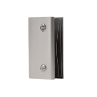 Alma Brina Shower Glass Clamp Brushed Nickel