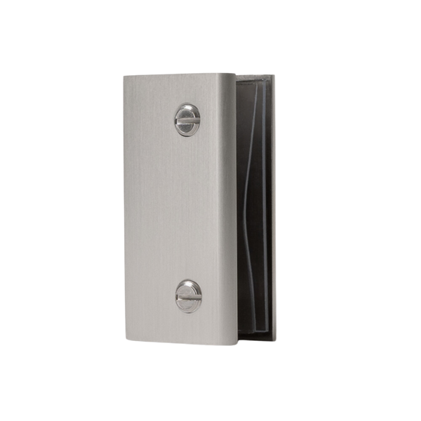 Alma Brina Shower Glass Clamp Brushed Nickel