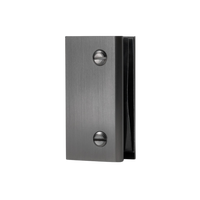 Alma Brina Shower Glass Clamp Brushed Gunmetal