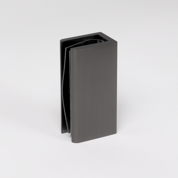 Alma Brina Shower Glass Clamp Brushed Gunmetal