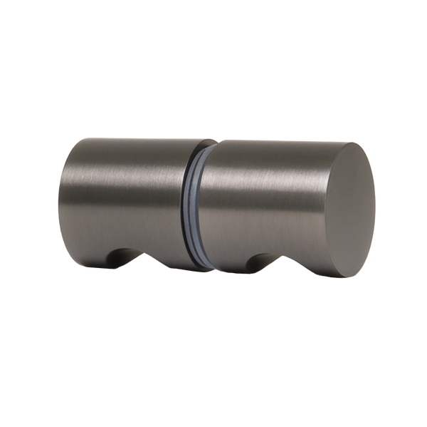 Alma Zala Shower Door Handle Brushed Gunmetal