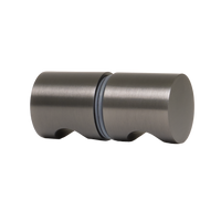 Alma Zala Shower Door Handle Brushed Gunmetal