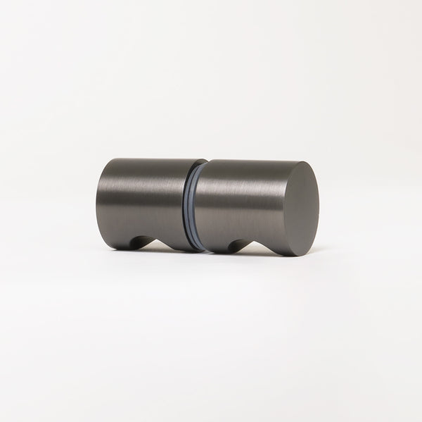 Alma Zala Shower Door Handle Brushed Gunmetal