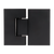 Alma Anton Shower Hinge Matte Black
