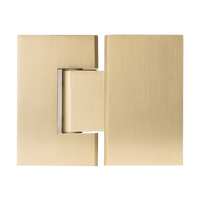Alma Anton Shower Hinge Brushed Brass Gold