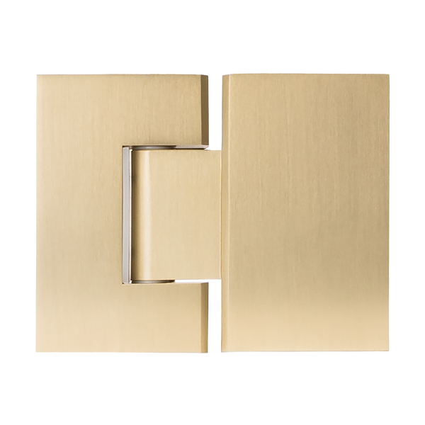 Alma Anton Shower Hinge Brushed Brass Gold