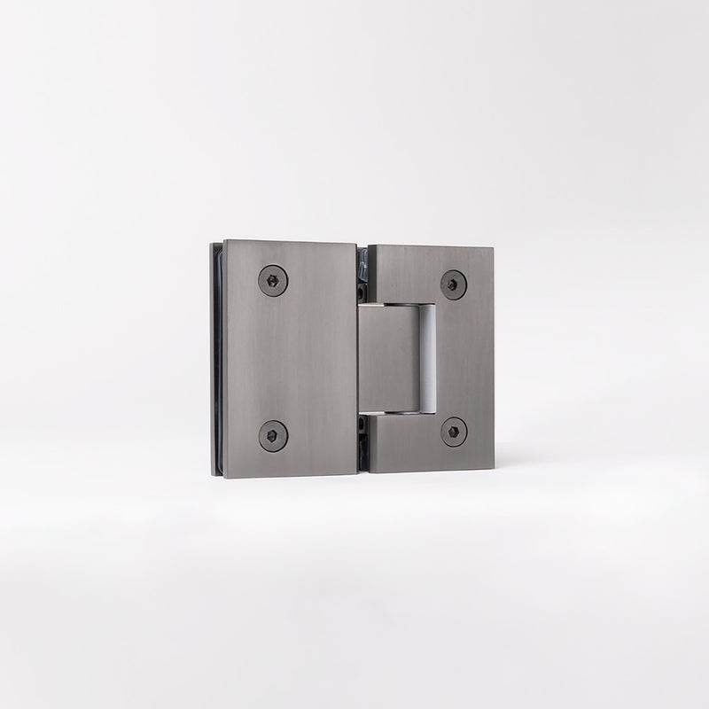 Anton Shower Hinge Brushed Gunmetal