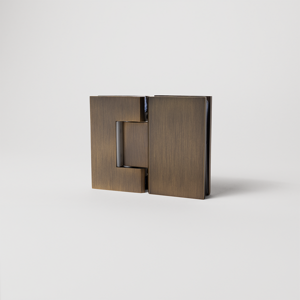 Alma Anton Shower Hinge Brushed Vintage Antique Brass