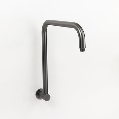 Mira Brushed Gunmetal High Rise Upswept Shower Arm