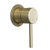 Alma Mira Brushed Brass Gold Wall Mixer