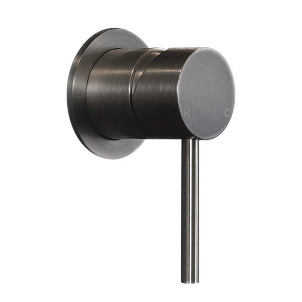 Alma Mira Brushed Gunmetal Wall Mixer