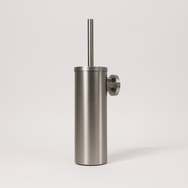 Alma Bathroom Brushed Nickel Toilet Brush