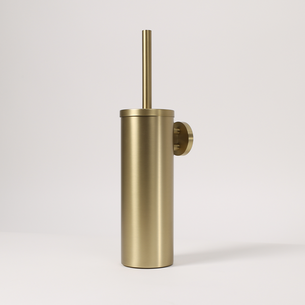Alma Bathroom Brass Gold Toilet Brush