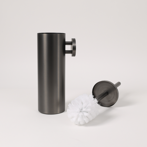 Alma Bathroom Gunmetal Toilet Brush