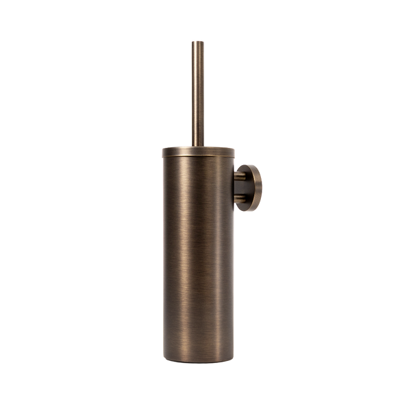 Alma Bathroom Vintage Brass Toilet Brush