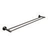 Alma Farina 800 Double Towel Rail Brushed Gunmetal