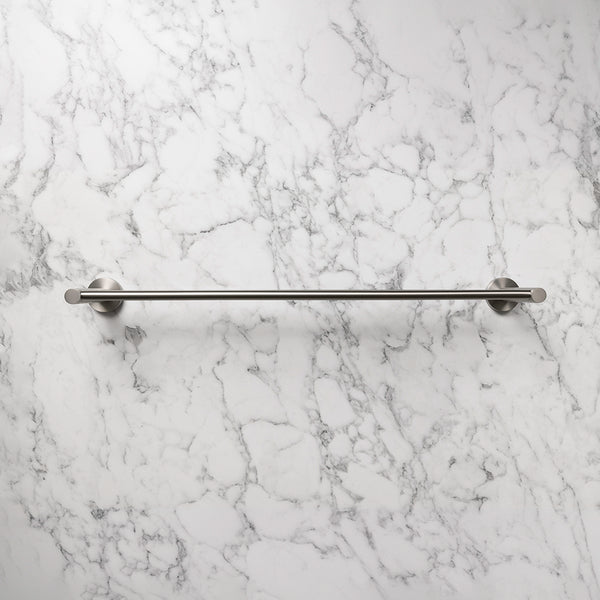 Alma Farina 600 Double Towel Rail Brushed Nickel