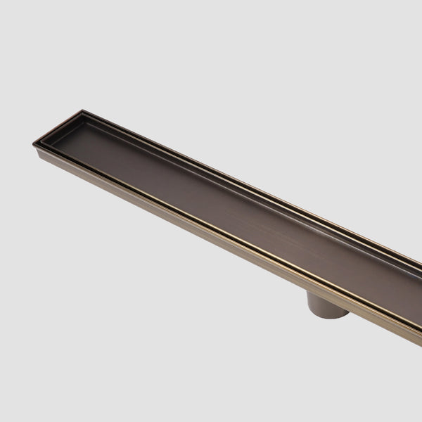 Alma Liora Vintage Brass 750mm Tile Insert Floor Channel 50mm Outlet