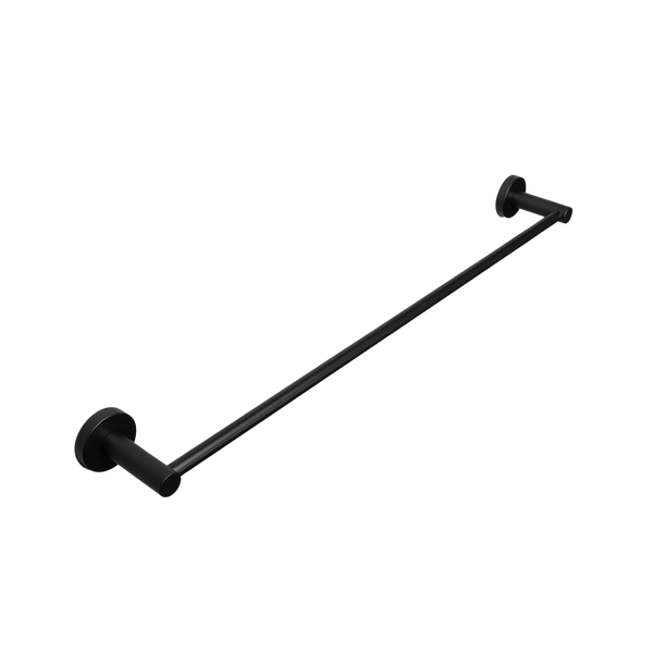 Alma Farina 600 Single Towel Rail Matte Black