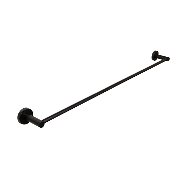 Alma Farina 800 Single Towel Rail Matte Black
