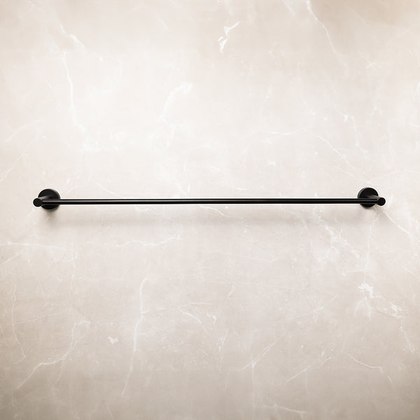 Alma Farina 800 Single Towel Rail Matte Black