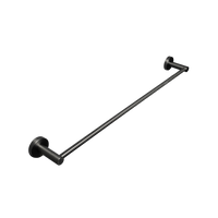 Alma Farina 600 Single Towel Rail Brushed Gunmetal