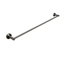 Alma Farina 800 Single Towel Rail Brushed Gunmetal