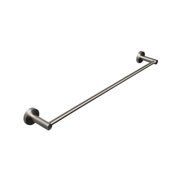 Alma Farina 600 Single Towel Rail Brushed Nickel