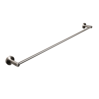 Alma Farina 800 Single Towel Rail Brushed Nickel