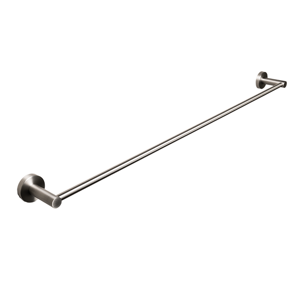 Alma Farina 800 Single Towel Rail Brushed Nickel