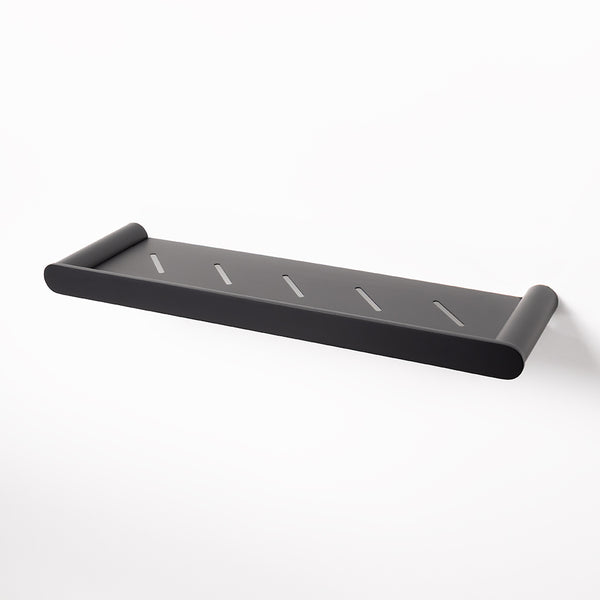 Alma Bathroom Matte Black Shower Shelf