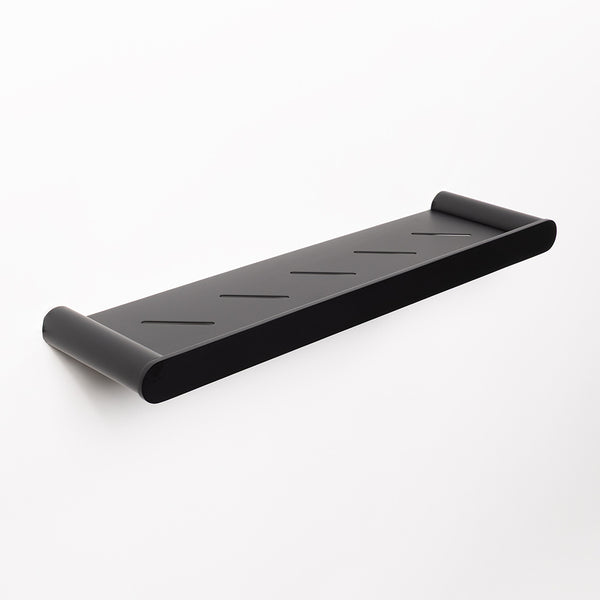 Alma Bathroom Matte Black Shower Shelf