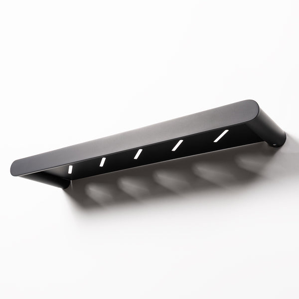 Alma Bathroom Matte Black Shower Shelf