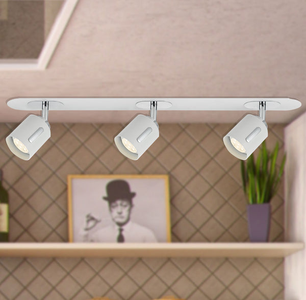 Telbix Burton 3x6W Led 3 Bar Spot White