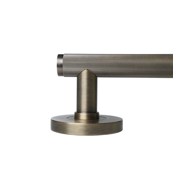 Momo Bellevue Lined Lever Handle Set Dark Brushed Brass