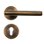 Momo Bellevue Solid Brass Plain Lever Entrance Set Bronze