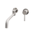 Alma Brushed Nickel Mira Wall Mixer and Swivel Spout Set