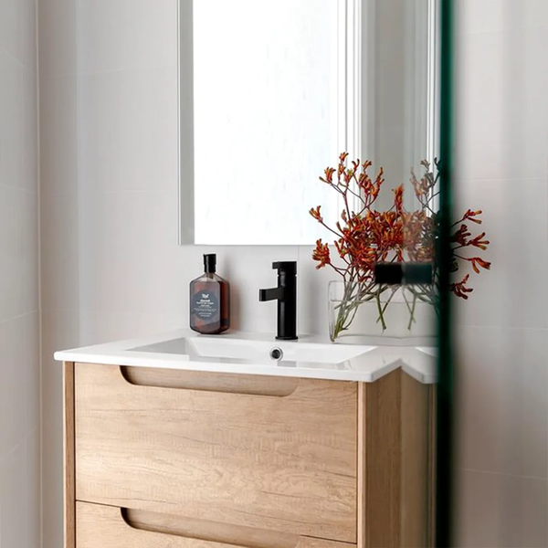 Otti Byron 750mm Natural Oak Wall Hung Vanity