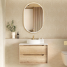 Otti Byron 750mm Natural Oak Wall Hung Vanity