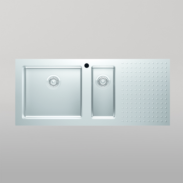 Barazza Select 120 One And One Third Bowl With Drainer Left Hand Bowl Stainless Steel