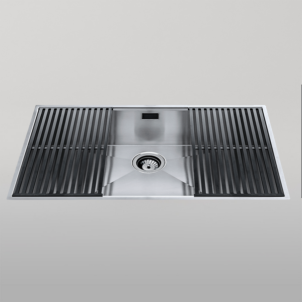 Barazza Flexi Large Bowl Sink With Grids Stainless Steel