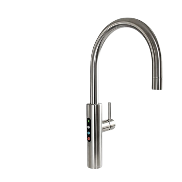 Billi B-5000 Sparkling with Gooseneck Multifunction Mixer Tap Brushed