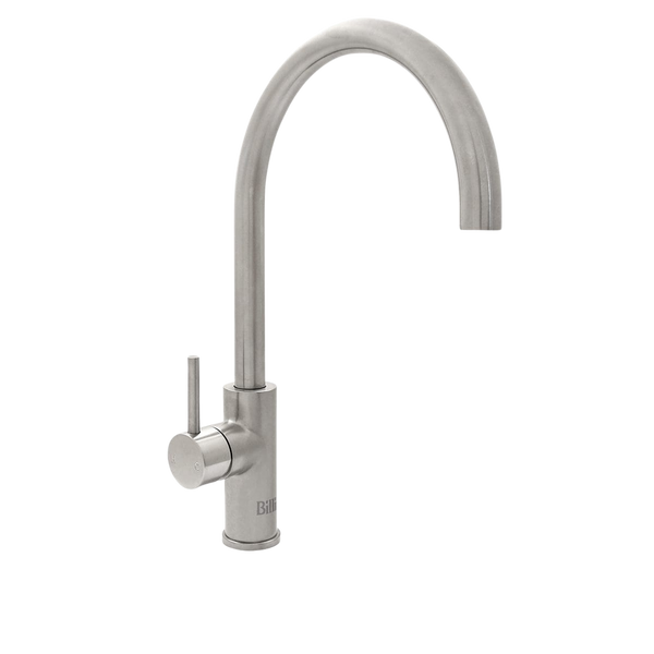 Billi Mixer Tap Round Gooseneck Stand-Alone Brushed