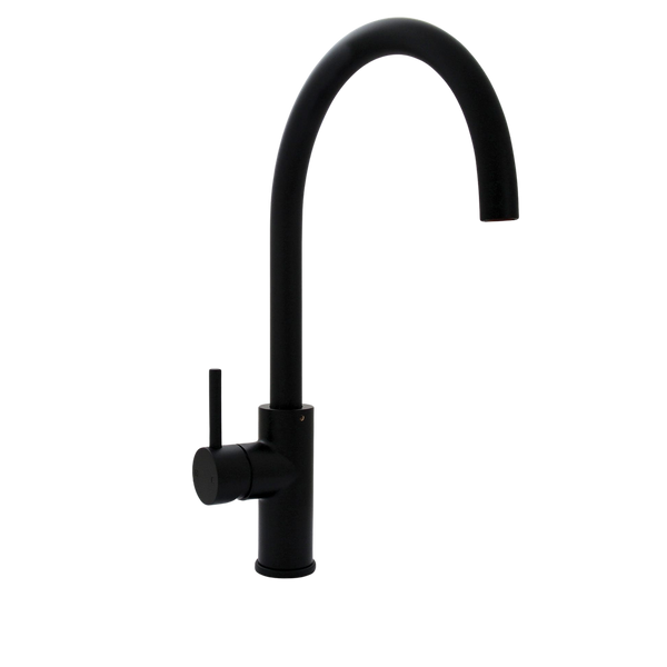 Billi Mixer Tap Round Gooseneck Stand-Alone Matte Black