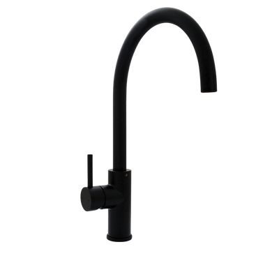 Billi Mixer Tap Round Gooseneck Stand-Alone Matte Black