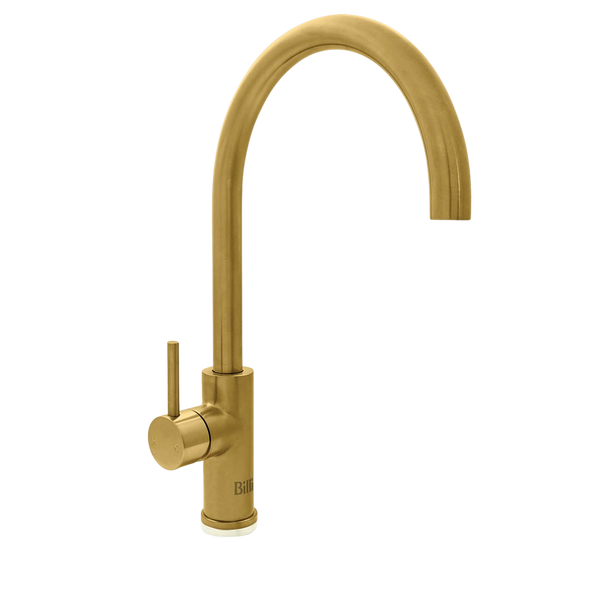 Billi Mixer Tap Round Gooseneck Stand-Alone Urban Brass