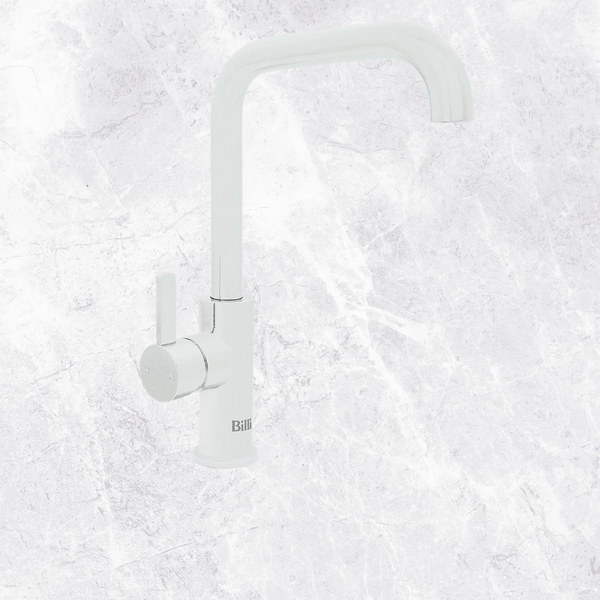 Billi Mixer Tap Round Gooseneck Stand-Alone Matte White